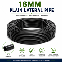 Tuyau principal d'irrigation goutte à goutte en PE de 16 mm, flexible et uni, pour l'agriculture et l'irrigation des jardins – Fournisseur direct usine