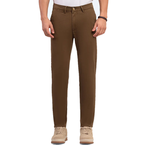 กางเกงขายาวทรงสลิมฟิตสำหรับผู้ชาย ดีไซน์ทันสมัย คุณภาพดีเยี่ยม สไตล์ใหม่ เหมาะสำหรับธุรกิจและงานทางการ ผ้าสเตรช ทรงเข้ารูป รับผลิตแบบ OEM - Product Image 1