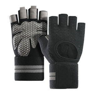 Gants de fitness de haute qualité pour hommes, impression de logo personnalisée, gants de musculation protecteurs, ajustement confortable, prix de gros - Product Image 6