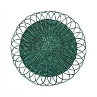 Set de table rond en rotin tressé naturel, tissé à la main, écologique, pour la décoration intérieure, vente en gros