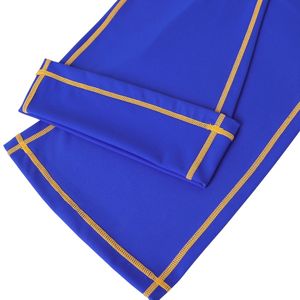 Pantalones de Yoga Azules Sigma Gamma Rho para Mujer, Leggings Deportivos de Cintura Alta, Elásticos y Cómodos, Pantalones de Fitness Atléticos, Logotipo Personalizado OEM - Product Image 5