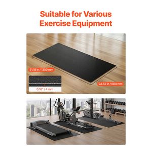 Tappetino per Tapis Roulant in PVC ad Alta Densità 60x130 cm, Tappetino per Attrezzature da Palestra per Ellittica, Camminata e Fitness - Product Image 5