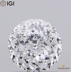 Portuguese Shape 1.00 Carat CVD Lab Grown Diamond D Color VS1 Clarity with IGI Certified for Designer Ring Centerpiece - Product Image 1