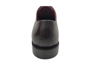 Chaussures Oxford en cuir véritable marron pour homme, bout pointu, lacets, respirantes, toutes saisons - Product Image 2
