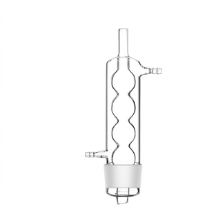 Condenseur Allihn pour extracteur Soxhlet |   Verrerie de reflux de laboratoire pour l'extraction continue de solvants et la recherche chimique - Product Image 2