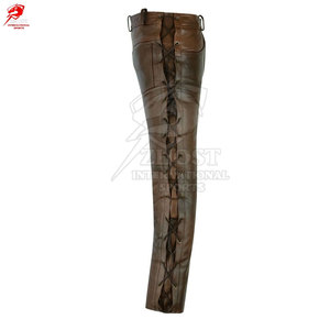 กางเกงหนังผู้ชายสไตล์ลำลอง คุณภาพสูง หนังนุ่ม สวมใส่สบาย ทันสมัย เหมาะสำหรับทุกวัน - Product Image 3