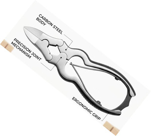 Coupe-ongles en acier au carbone à ressort, poignée ergonomique, joint de précision, pour manucure quotidienne et usage en salon - Product Image 1