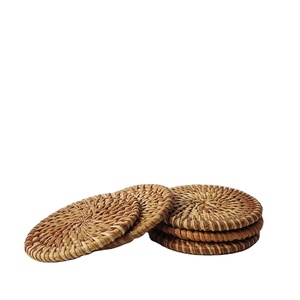 จานครัวทำมือจากหวายลายดอกไม้รักษ์โลก - Product Image 1