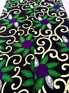 Tela de algodón con estampado de cera Africana personalizada de Hitjem Export para suministro de ropa textil Material duradero de alta calidad - Product Image 6