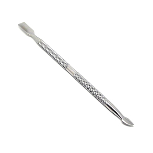 Wholesale Stainless Steel Reusable Cuticle Pusher Nail Cleaner Manicure <b>Pedicure</b> Double-Use Customizable <b>Tool</b> Salon Home Nail - Product Image 5