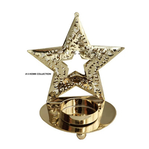Fashionable Popular Design Christmas <b>Tea</b> <b>Light</b> Candle Holder Silver Color Blank Sublimation for Christmas Decoration - Product Image 3