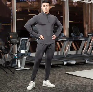 Survêtements imprimés à capuche pour hommes, durables et écologiques, en polyester recyclé, ensembles de sport, vente en gros, en promotion - Product Image 4