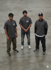 Camisetas Personalizadas para Hombre con Bordado Desgastado, Camisetas Extra Grandes con Hombros Caídos y Efecto Desgastado por el Sol - Product Image 2