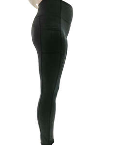 Leggings deportivos de cintura alta para mujer al por mayor, pantalones de fitness de cintura media, ropa de yoga sin costuras y leggings ajustados que realzan los glúteos - Product Image 3