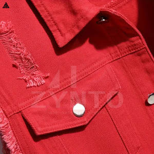 Gilet en jean de bonne qualité, vente en gros, gilet en jean tendance pour hommes, nouveau design, gilet de moto en jean de haute qualité pour hommes - Product Image 5