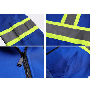 Sudadera de Seguridad de Alta Visibilidad para Hombre, Chaqueta Reflectante, Ropa de Trabajo de Alta Visibilidad, Sudaderas con Servicio OEM, Elegantes - Product Image 6