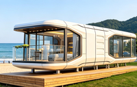 Capsule spatiale insonorisée et étanche, chambre ciel étoilé, villa préfabriquée pour camping extérieur, maison de villégiature personnalisée, pod modulaire de loisirs