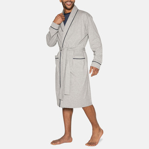 เสื้อคลุมอาบน้ำผู้ชายราคาส่ง รุ่นใหม่ล่าสุด ขายดี ระบายอากาศได้ดี เป็นมิตรกับสิ่งแวดล้อม แขนยาว ผ้าไม่ยับ ทนทาน - Product Image 3