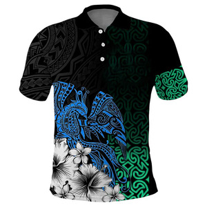 Polo personnalisé pour homme, imprimé, en polyester, manches courtes, décontracté, avec poche, uniforme de golf, transfert thermique, fabricant OEM - Product Image 3