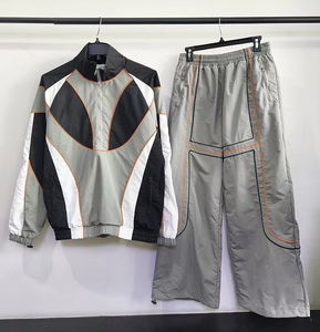 Chándal de Entrenamiento de Fútbol Personalizado OEM Unisex, 100% Nailon, Estampado, Resistente al Viento, Ligero, Reversible, Tejido Ecológico - Product Image 4