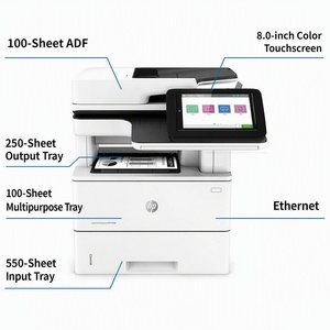 Impresora Multifuncional <span class=keywords><strong>HP</strong></span> <span class=keywords><strong>LaserJet</strong></span> <span class=keywords><strong>Enterprise</strong></span> <span class=keywords><strong>MFP</strong></span> <span class=keywords><strong>M528dn</strong></span> Reacondicionada de Alta Calidad, Probada Profesionalmente, 45 ppm, Monocromática, Todo en Uno, para Negocios - Product Image 3