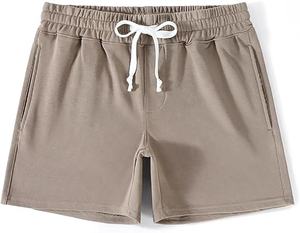Shorts de sport athlétiques en coton, style jogger, pour l'entraînement et la détente, avec poche zippée, Wasi Wear, confortables, respirants, avec cordon de serrage - Product Image 4