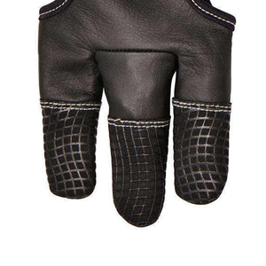 Gants de tir à l'arc directement de l'usine avec matériau durable sur la paume et fermeture sécurisée du poignet, service de production de logo personnalisé - Product Image 3