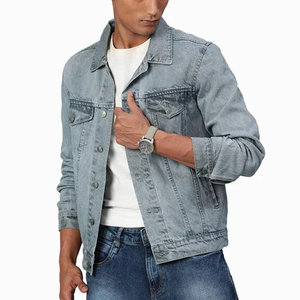 Vente en gros 2026 – Veste en jean vintage 100 % coton pour homme, modèle hiver, haute qualité, boutonnée, style formel et décontracté, par Sports - Product Image 1