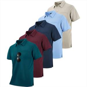 Prix de gros, polos pour hommes personnalisés, best-sellers, nouvelle mode, avec faible MOQ - Product Image 5