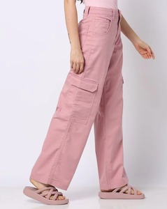 Pantalones informales de uso diario para mujer, pantalones elegantes de pierna ancha para mujer, pantalones elásticos para trabajo de oficina, pantalones ligeros de verano para mujer - Product Image 1