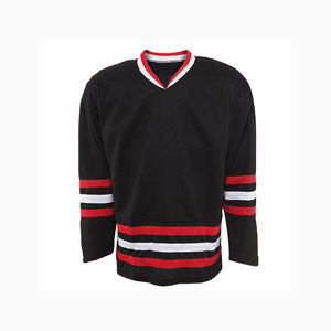 Jersey de Hockey sobre Hielo Personalizado OEM, Transpirable, para Hombre y Mujer, Tallas S-5XL, Ecológico, de Secado Rápido, Antibacterial, 100% Poliéster, con Nombre Cosido - Product Image 1