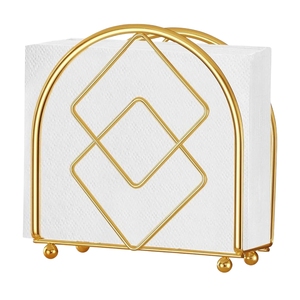 Wholesale Wrought Iron Napkin Dispenser <b>Black</b> Metal Tabletop <b>Paper</b> <b>Tissue</b> Holder for Restaurant Hotel Home Decor For Gifting - Product Image 3