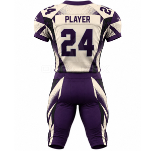 Uniforme de Fútbol Americano Ligero y Transpirable de Poliéster, MÁS VENDIDO, con Opciones de Diseño Personalizado - Product Image 3
