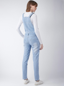 Salopette décontractée en coton pour femme, bretelles réglables, douce et confortable, idéale pour les activités de plein air ou le streetwear - Product Image 3