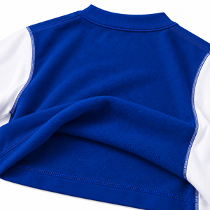 Camisa de Manga Larga con Contraste Phi Beta Sigma, Diseño con Letras Griegas en el Pecho, Cuello Redondo y Puños Acanalados para Miembros de la Fraternidad - Product Image 5