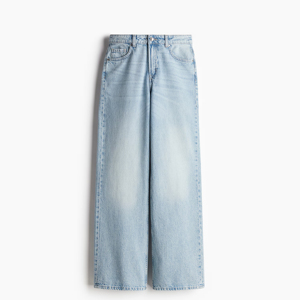 Jeans Bleecker de Cintura Alta y Pierna Ancha para Mujer, Mezclilla Elástica Premium, Estilo Urbano Moderno, Pantalones Casuales Chic - Product Image 5