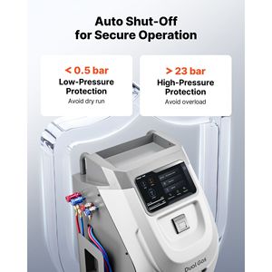 Macchina per il Recupero del Vuoto AC Completamente Automatica con Schermo Touch da 10 Pollici, Alta Precisione 98,5% per Refrigeranti R134a e 1234fy - Product Image 6