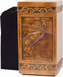 Urnes en bois professionnelles adultes de cendres humaines soutenant des urnes en bois personnalisées - Product Image 4