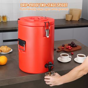 Dispenser per Bevande Isolato in Acciaio Inox da 4,5 Galloni con Capacità di 8L e Rubinetto Termico per Servire Bevande Calde - Product Image 5