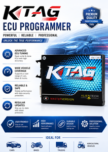 Outil de diagnostic automobile KTAG 7.020 Master Version, interface USB, programmeur ECU complet, analyseur de moteur, noir - Product Image 4