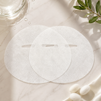 Masque facial en feuille Y252 en Soie Cupro et Fibres Végétales 35gsm, importé de Taïwan, mélange ultra-doux, substrat de masque sec pour la beauté de luxe
