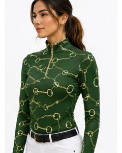 Customized Design Equine Riding <b>Top</b> Full Sleeves <b>Compression</b> Shirt Professional Horse Racing Base Layer For <b>Women's</b> - Product Image 3