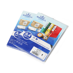 Voile 15mm à 10mm autocollant code-barres auto-adhésif collant-24 étiquettes par feuille A4 - Product Image 1