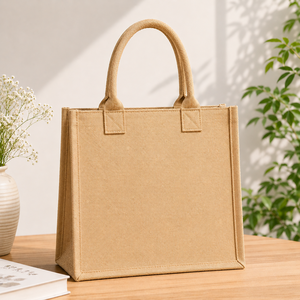 Sac fourre-tout en jute personnalisé de qualité supérieure, écologique, réutilisable, pour le shopping, vente en gros, cadeau, courses, pour femmes, mariage, fête - Product Image 5