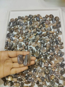 100% lot de qualité naturelle pierre de lune cabochon de pierres précieuses en vrac en gros pierre précieuse naturelle pierre précieuse en vrac fait à la main faisant des bijoux - Product Image 3