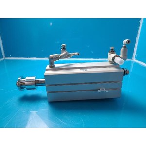 Cylindre pneumatique compact CKD SSD-Q-80-100-H, utilisé comme pièce détachée pour équipement semi-conducteur d'occasion - Product Image 1
