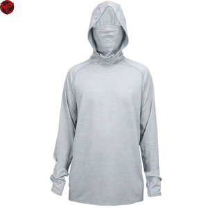 Sudadera con Capucha UPF 50+ para Pesca, Secado Rápido, Manga Larga, Protección Solar, con Máscara Integrada, para Campismo al Aire Libre - Product Image 4