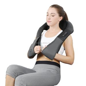 LUYAO Aquecido Pescoço Ombro Massageador Elétrico Shiatsu Amassar Máquina para Recuperação Muscular Stress Relief Presente Opção - Product Image 1