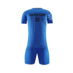 Vêtements de football en promotion, ensembles de football pour adultes, maillots de foot, uniformes d'entraînement pour hommes, vêtements de sport en polyester, manches courtes - Product Image 2