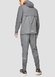 Lightweight Breathable Windbreaker <b>Jacket</b> Factory Fit Polyester Patchwork <b>Reflective</b> Logo Stylish Sports <b>Jacket</b> <b>Men</b> - Product Image 5